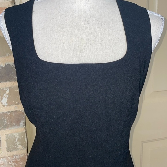 Vintage Liz Claiborne Black Special Occasion Formal Prom Cocktail Column Dress - Picture 4 of 11
